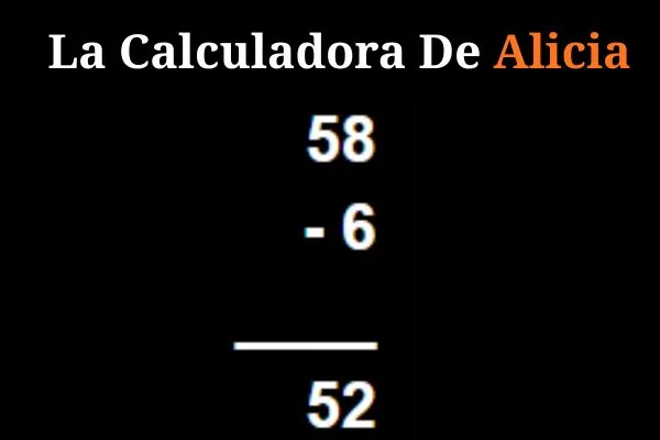Resta en Calculadora Alicia: Guía Completa y Fácil 2 Resta